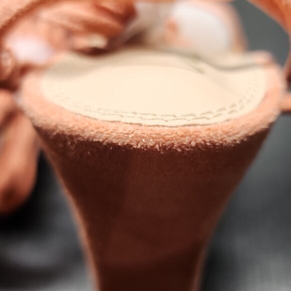 LULUS STYLE XYLIA PEACH NIB WOMEN'S SIZE 8.5 BEAUTIFUL - Picture 15 of 16